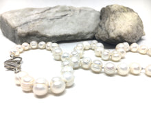 Load image into Gallery viewer, Necklace - hand knotted 8 mm fresh water pearls