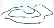 Load image into Gallery viewer, Bracelet Stretch Wrap in Green Seed Beads with Fire Polish
